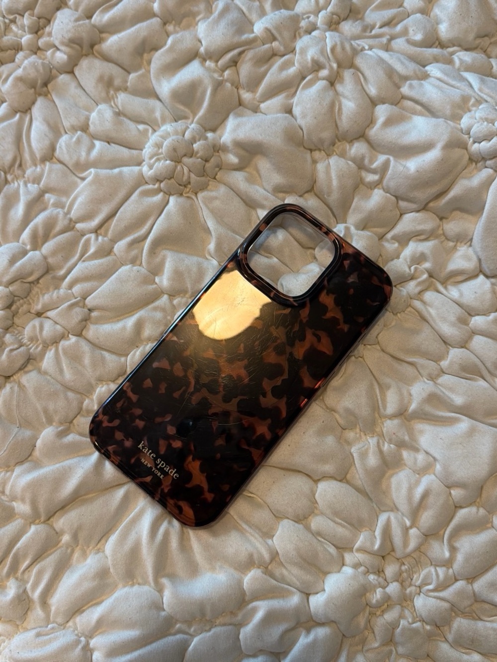 kate spade Tortoiseshell Gloss iPhone Case - Brown & Black